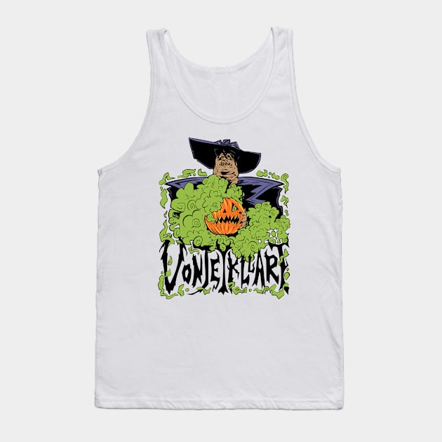 Vonjekyllart Logo Green Smoke Tank Top by VonJekyllArt